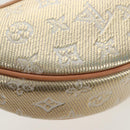 LOUIS VUITTON Monogram Laminated Jacquard Loop Bag Gold M22928 LV Auth 206919SM-19