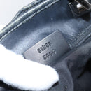 GUCCI GG Canvas Tote Bag Gray Silver 31243 Auth 206920-12