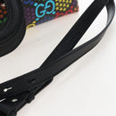 GUCCI GG Psychedelic Boston Bag PVC 2way Multicolor Silver 587866 Auth 206921SAM-17