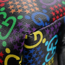 GUCCI GG Psychedelic Boston Bag PVC 2way Multicolor Silver 587866 Auth 206921SAM-22