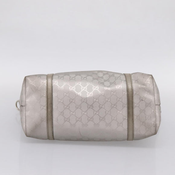 GUCCI GG Implementation Tote Bag PVC Champagne Gold 197953 Auth 206922