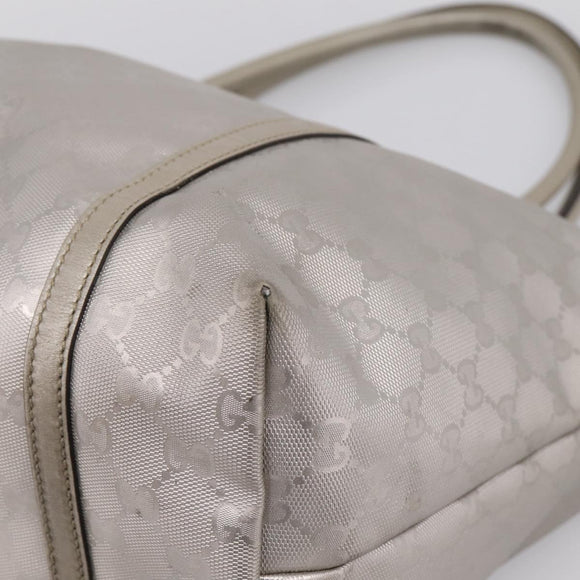 GUCCI GG Implementation Tote Bag PVC Champagne Gold 197953 Auth 206922