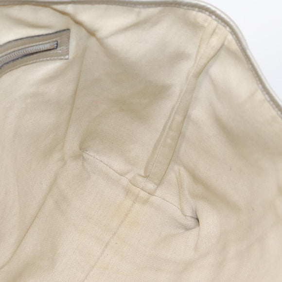 GUCCI GG Implementation Tote Bag PVC Champagne Gold 197953 Auth 206922