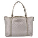 GUCCI GG Implementation Tote Bag PVC Champagne Gold 197953 Auth 206922-2