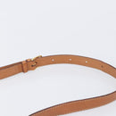 CELINE Macadam Canvas Horse Carriage Shoulder Bag PVC Beige Gold Auth 206923-9