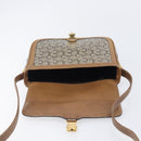 CELINE C Sulky Horse Carriage Shoulder Bag Coated Canvas Beige Gold Auth 206924-18