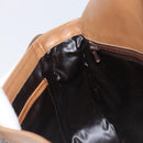 CELINE C Sulky Horse Carriage Shoulder Bag Coated Canvas Beige Gold Auth 206924-22