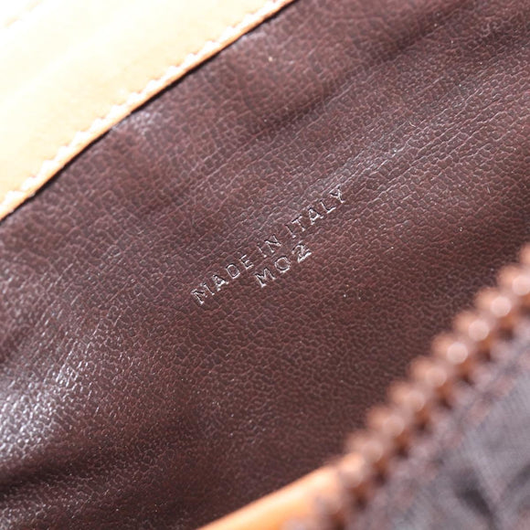 CELINE C Sulky Horse Carriage Shoulder Bag Coated Canvas Beige Gold Auth 206924