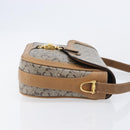 CELINE C Sulky Horse Carriage Shoulder Bag Coated Canvas Beige Gold Auth 206924-4