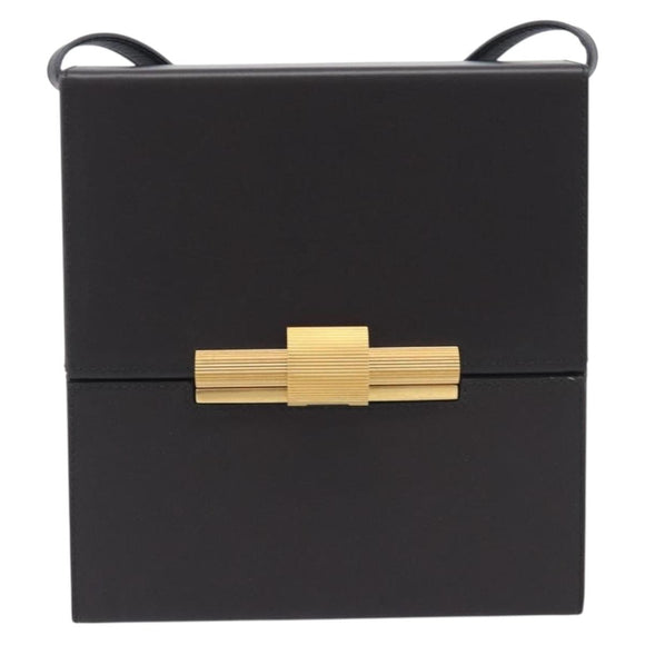 Bottega Veneta Shoulder Bag Leather Brown Gold Tone Auth 206925V