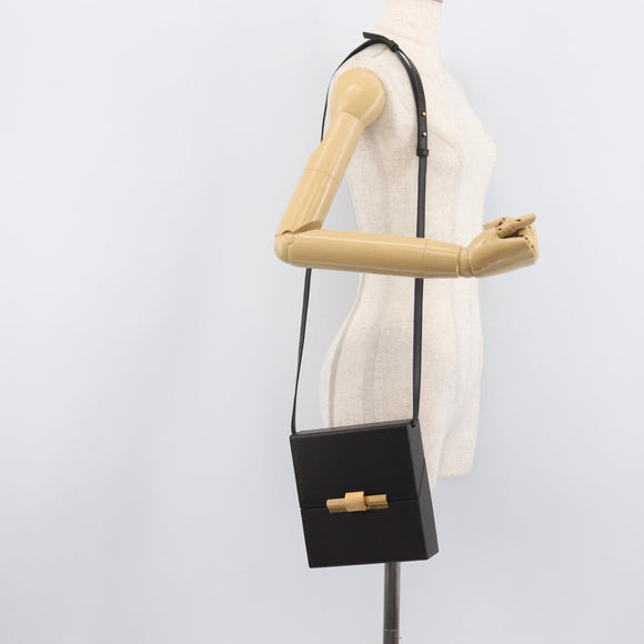 Bottega Veneta Shoulder Bag Leather Brown Gold Tone Auth 206925V
