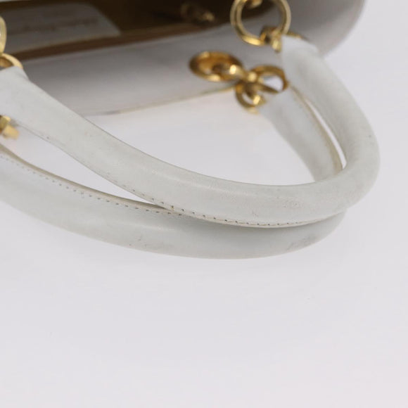 Salvatore Ferragamo Hand Bag Leather Multicolor Gold Auth 206927A