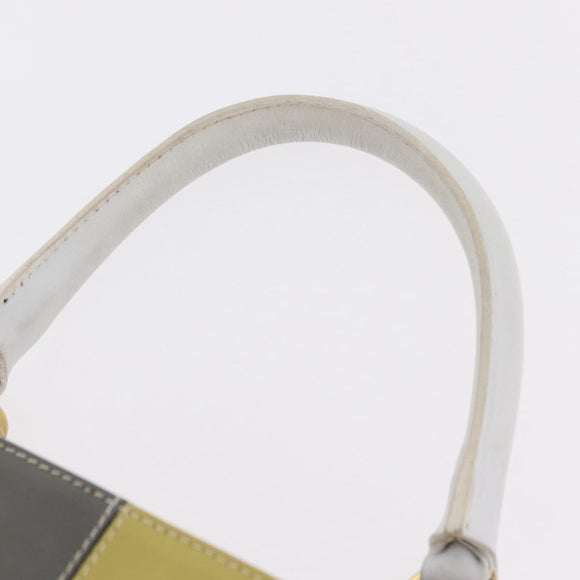 Salvatore Ferragamo Hand Bag Leather Multicolor Gold Auth 206927A