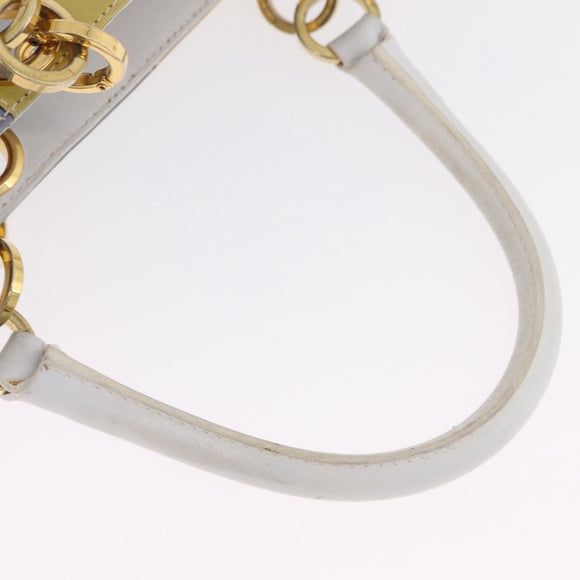 Salvatore Ferragamo Hand Bag Leather Multicolor Gold Auth 206927A