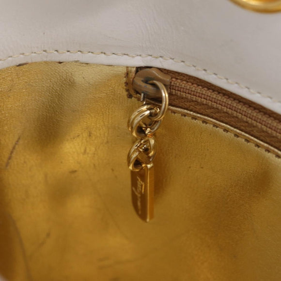 Salvatore Ferragamo Hand Bag Leather Multicolor Gold Auth 206927A