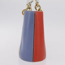 Salvatore Ferragamo Hand Bag Leather Multicolor Gold Auth 206927A-7