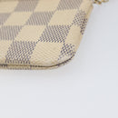 LOUIS VUITTON Damier Azur Pochette Cles Coin Purse N62659 LV Auth 206933-15