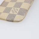 LOUIS VUITTON Damier Azur Pochette Cles Coin Purse N62659 LV Auth 206933-16