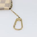LOUIS VUITTON Damier Azur Pochette Cles Coin Purse N62659 LV Auth 206933-8