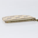 LOUIS VUITTON Damier Azur Pochette Cles Coin Purse N62659 LV Auth 206933-5
