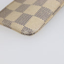 LOUIS VUITTON Damier Azur Pochette Cles Coin Purse N62659 LV Auth 206933-14
