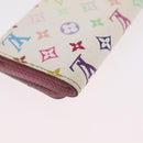 LOUIS VUITTON Monogram Multicolor Multicles 4 Key Case White M93731 Auth 206934-16