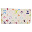 LOUIS VUITTON Monogram Multicolor Multicles 4 Key Case White M93731 Auth 206934-2