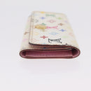 LOUIS VUITTON Monogram Multicolor Multicles 4 Key Case White M93731 Auth 206934-3