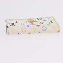 LOUIS VUITTON Monogram Multicolor Multicles 4 Key Case White M93731 Auth 206934-5