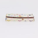 LOUIS VUITTON Monogram Multicolor Multicles 4 Key Case White M93731 Auth 206934-6