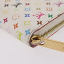 LOUIS VUITTON Monogram Multicolor Zippy Long Wallet White M60241 LV Auth 206935-17