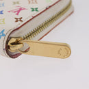 LOUIS VUITTON Monogram Multicolor Zippy Long Wallet White M60241 LV Auth 206935-18