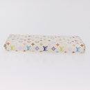 LOUIS VUITTON Monogram Multicolor Zippy Long Wallet White M60241 LV Auth 206935-7