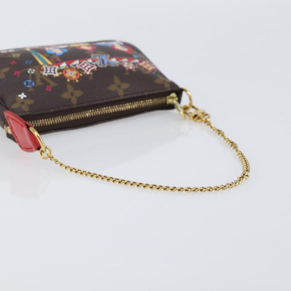 LOUIS VUITTON Vivienne Mini Pochette Accessoires Pouch M69976 LV Auth 206936SAM