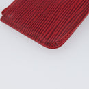 LOUIS VUITTON Epi Pochette Cles Coin Purse Red M63807 LV Auth 206937-16