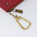 LOUIS VUITTON Epi Pochette Cles Coin Purse Red M63807 LV Auth 206937-8