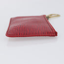 LOUIS VUITTON Epi Pochette Cles Coin Purse Red M63807 LV Auth 206937-3
