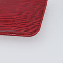 LOUIS VUITTON Epi Pochette Cles Coin Purse Red M63807 LV Auth 206937-7