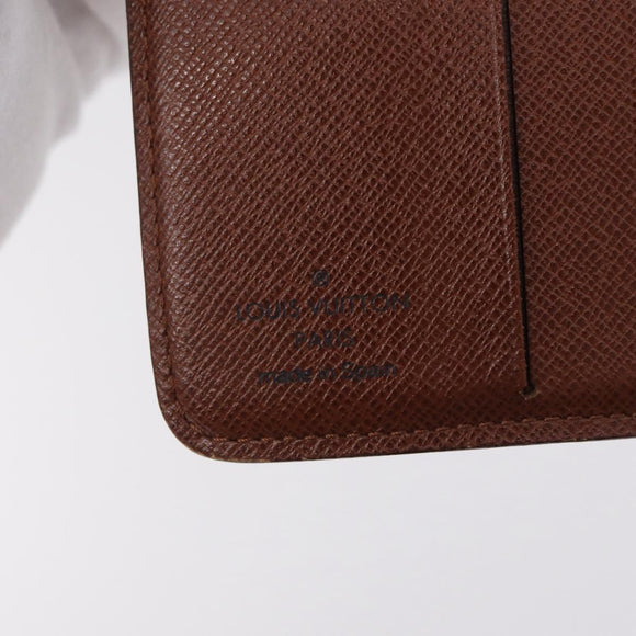 LOUIS VUITTON Monogram Compact Zip Wallet M61667 LV Auth 206938