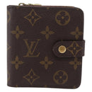 LOUIS VUITTON Monogram Compact Zip Wallet M61667 LV Auth 206938-13
