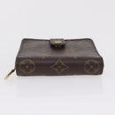 LOUIS VUITTON Monogram Compact Zip Wallet M61667 LV Auth 206938-4