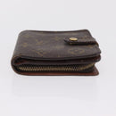 LOUIS VUITTON Monogram Compact Zip Wallet M61667 LV Auth 206938-6