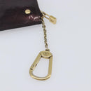 LOUIS VUITTON Monogram Vernis Pochette Cles Purse Amarante M93518 LV Auth 206941-8