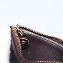 LOUIS VUITTON Monogram Vernis Pochette Cles Purse Amarante M93518 LV Auth 206941-10