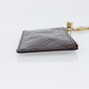 LOUIS VUITTON Monogram Vernis Pochette Cles Purse Amarante M93518 LV Auth 206941-3