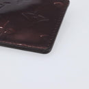 LOUIS VUITTON Monogram Vernis Pochette Cles Purse Amarante M93518 LV Auth 206941-7