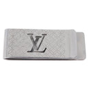 LOUIS VUITTON Bill Clip Money Clip metal Silver LV Auth 206944-2