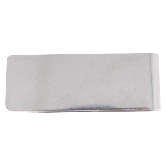LOUIS VUITTON Bill Clip Money Clip metal Silver LV Auth 206944