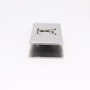 LOUIS VUITTON Bill Clip Money Clip metal Silver LV Auth 206944-4
