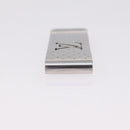 LOUIS VUITTON Bill Clip Money Clip metal Silver LV Auth 206944-5